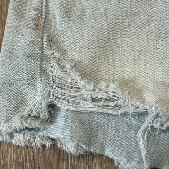 American Eagle High Rise Shortie Jean Shorts - Picture 2 of 13